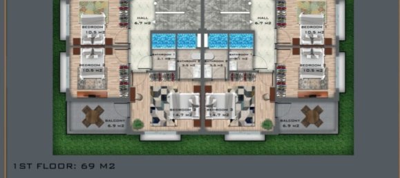 Villa 6+1 in Belek, Turkey No. 16515 7