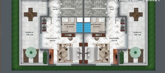 Villa 6+1 in Belek, Turkey No. 16515 2