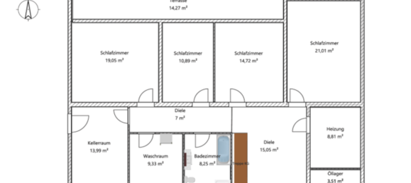 Таунхаус с 10 комнатами в Кохем-Целль, Германия № 336413 16