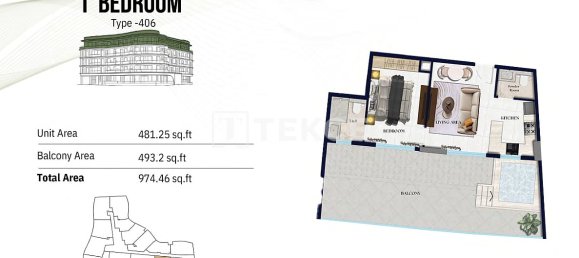 1 bedroom Apartment for sale in Jumeirah Village Circle, Dubai, UAE № 203406 22