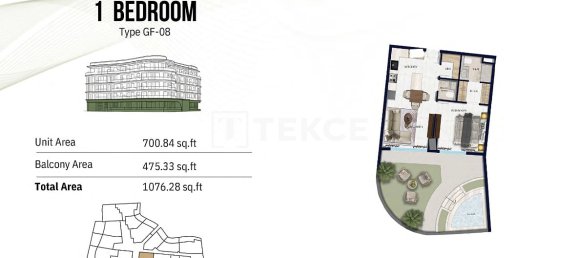 1 bedroom Apartment for sale in Jumeirah Village Circle, Dubai, UAE № 203406 24
