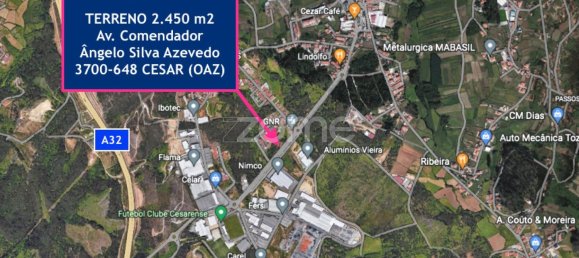 قطعة أرض في Cesar, Portugal 2450متر مربع رقم 81478 15