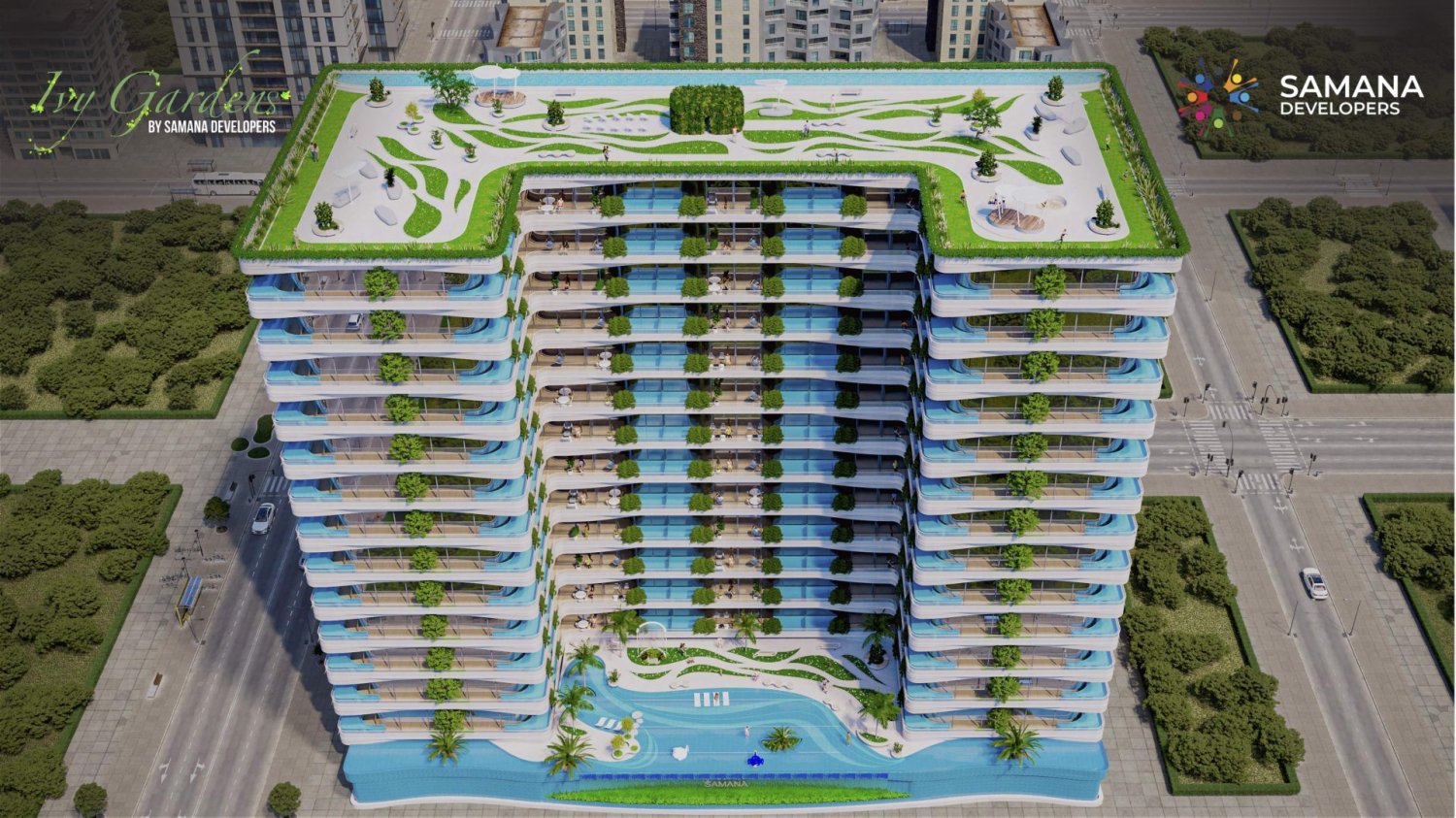 1 غرف نوم شقة في IVY GARDENS RESIDENCE, Dubai Land, UAE رقم 60394