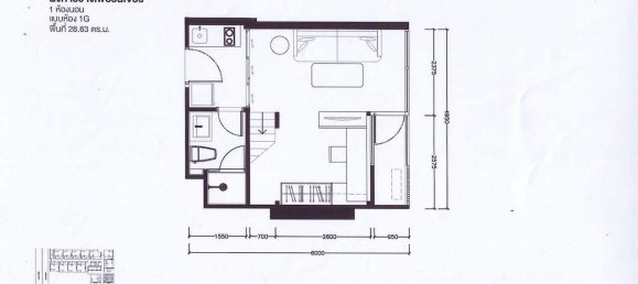 Кондоминиум  с 1 спальней в Бангкок, Таиланд № 2841 12