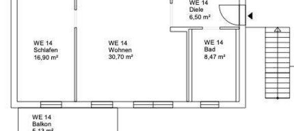 Квартира с 2 комнатами в Нюрнберг, Германия № 279139 4