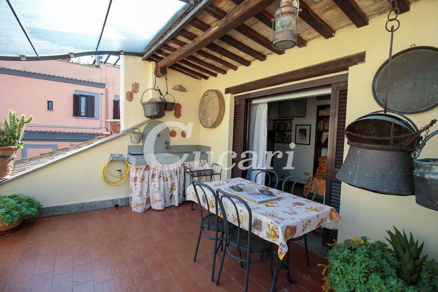 Пентхаус с 3 спальнями в Фраскати, Италия № 395181