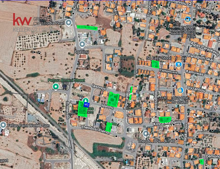 1187 m² terreno en venta en Livadia, Larnaka, Cyprus № 26760