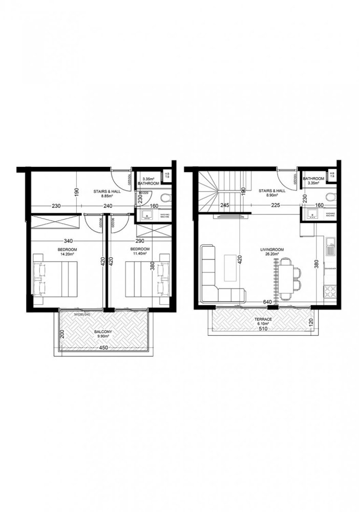 Ático de 2+1 en Yekta Golden Valley, Oba, Turkey No. 37779 1
