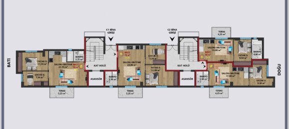 Apartamento 1+1 em Antalya, Turkey N.º 31922 7