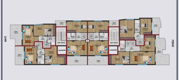 Apartamento 1+1 em Antalya, Turkey N.º 31922 13