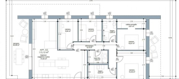 5غرفة بانتهاوس في Rubano, Italy رقم 29940 22