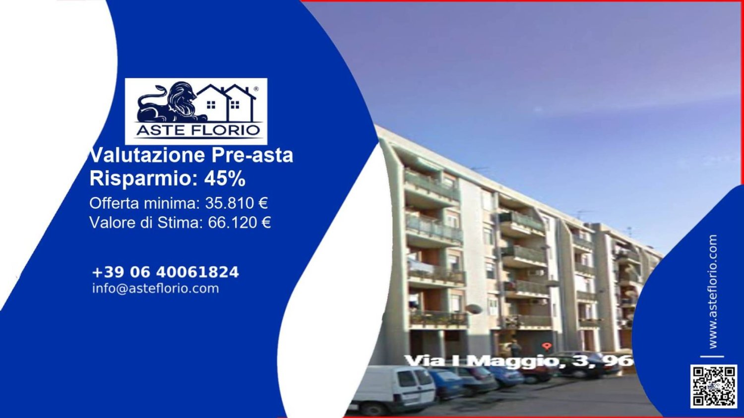 Apartamento T2 em Augusta, Italy N.º 300491