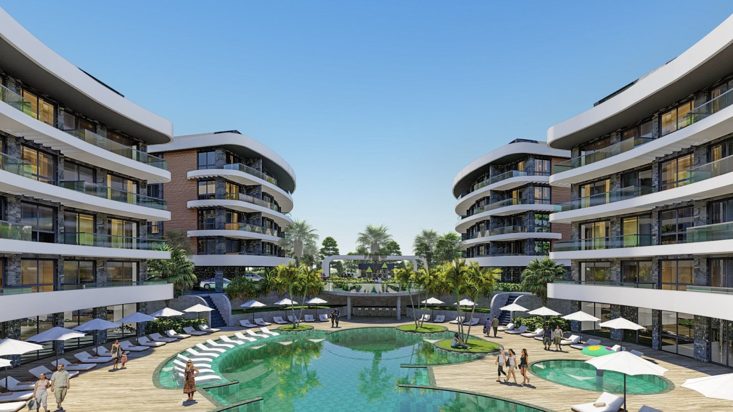 Apartment 2+1 in Oba, Turkey No. 15565