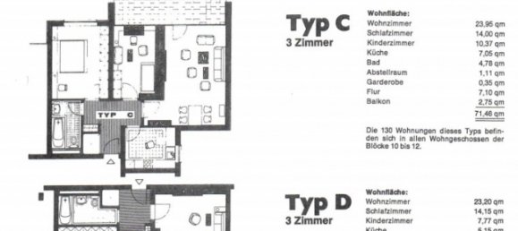 Apartamento de 2 dormitorios en Offenbach, Germany No. 154156 3