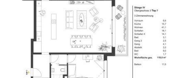 3 rooms Apartment in Vienna, Austria No. 175214 16