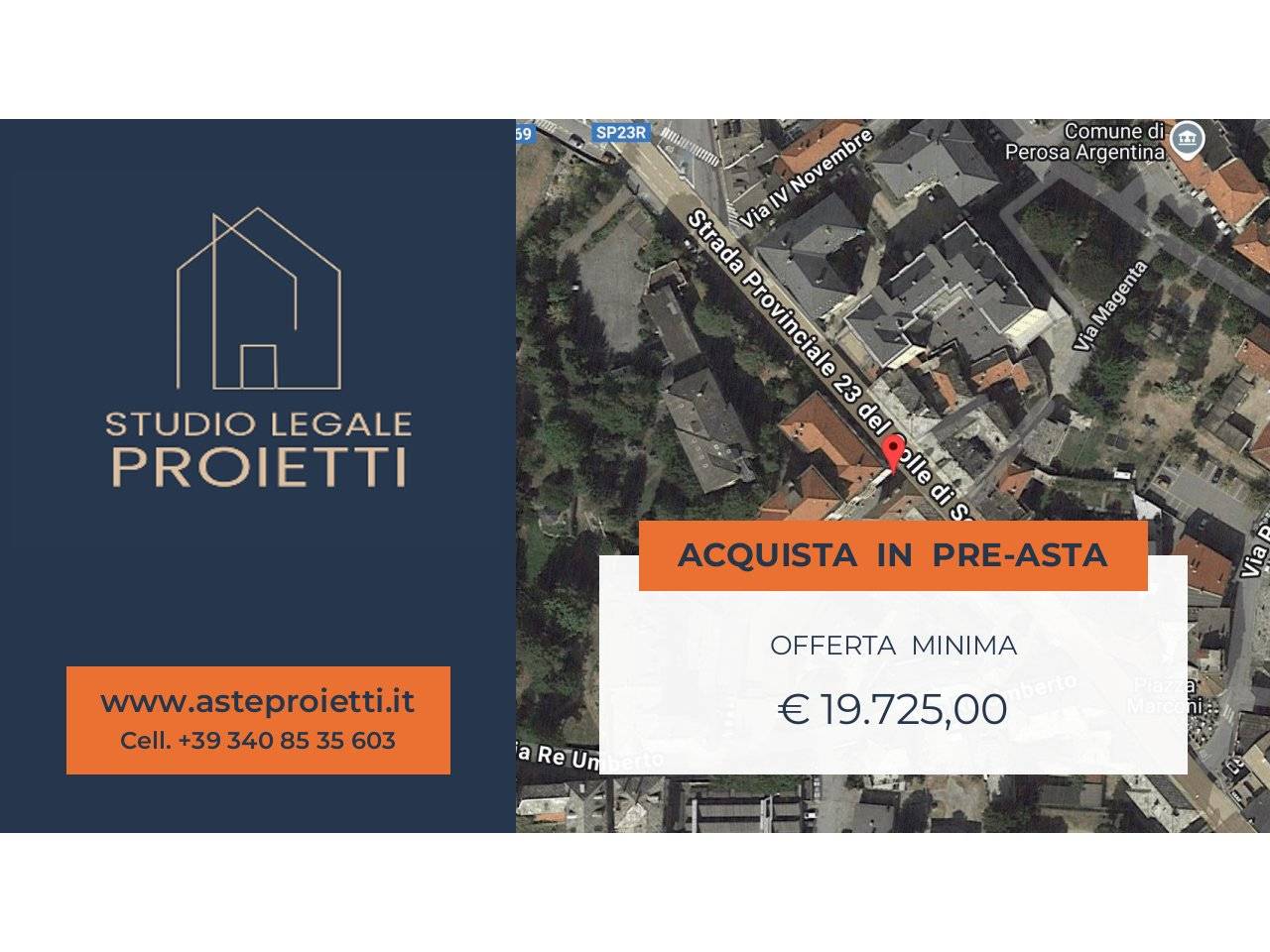 2 bedrooms Apartment in Perosa Argentina, Italy No. 303210