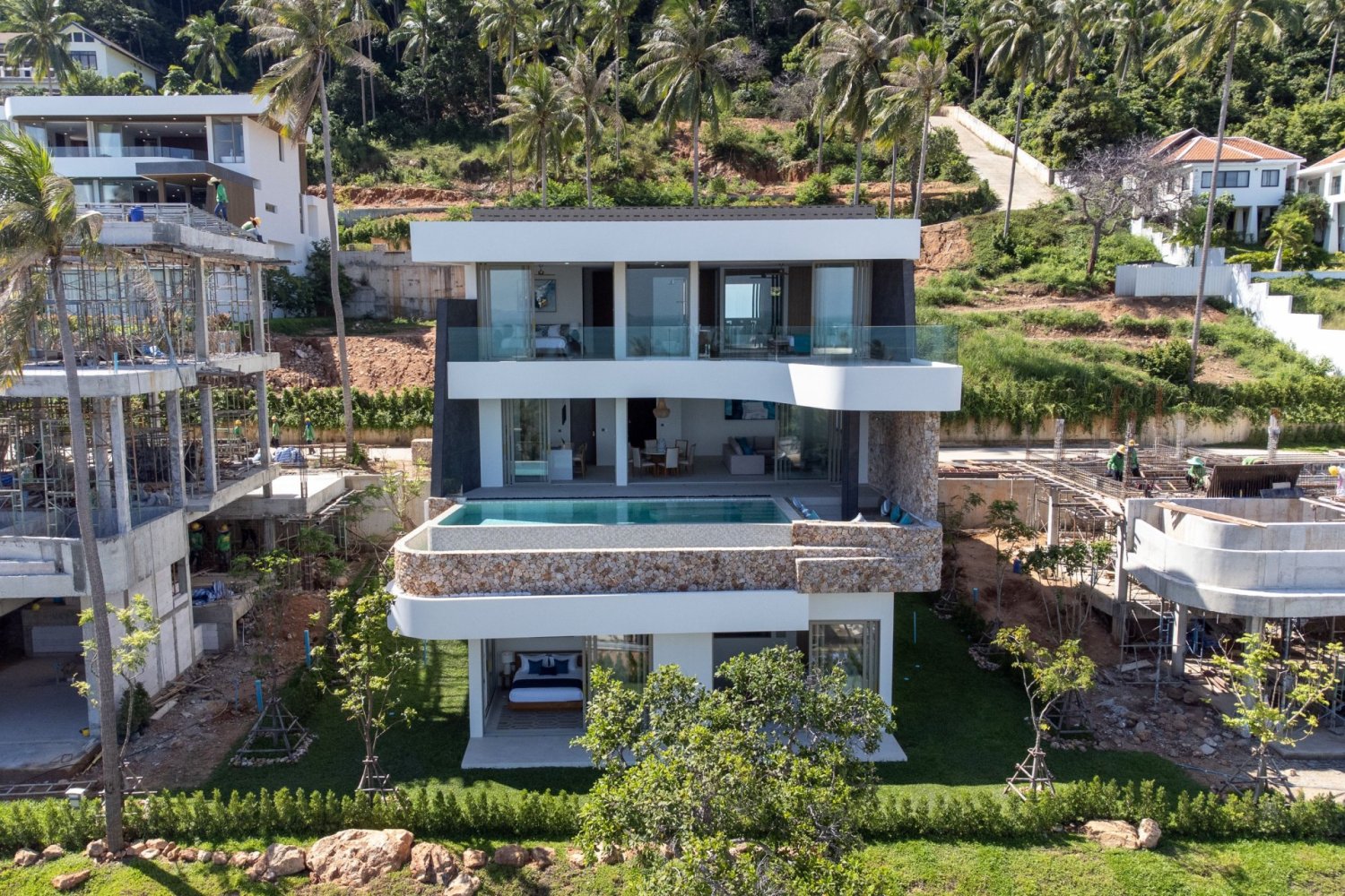 Villa de 4 dormitorios en Ko Samui, Thailand No. 64827