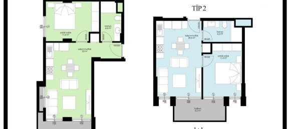 Apartment 1+1 in Alanya, Turkey No. 8600 3