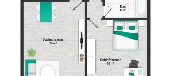 1 bedroom Apartment in Wandsbek, Germany No. 233901 13