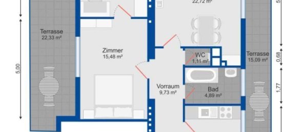 3 rooms Apartment in Favoriten, Austria No. 147405 11