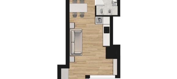 Apartamento T1 em Bologna, Italy N.º 376771 26