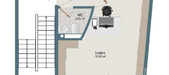 25m² Commercial property in Harburg, Germany No. 184285 5