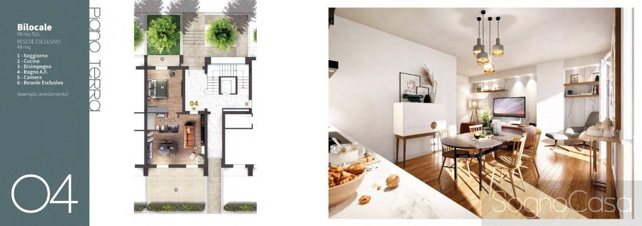 3 rooms Apartment in Florence, Italy No. 34749