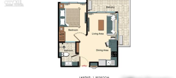 1 bedroom Condominium for sale in Pattaya, Chonburi, Eastern Thailand, Thailand № 31727 23