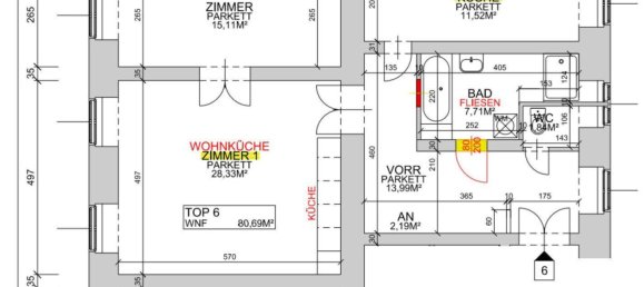 3 rooms Apartment in Wieden, Austria No. 41573 25