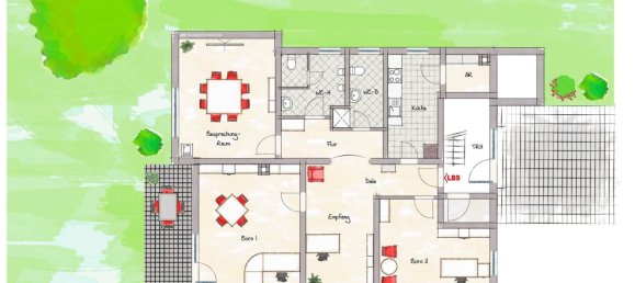 Здание с 15 комнатами в Меркиш, Германия № 297018 2