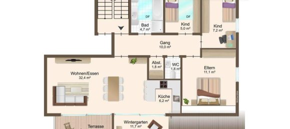 4 rooms Apartment in Lustenau, Austria No. 226986 2