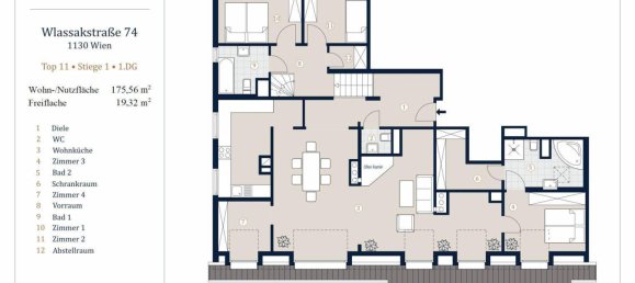 5-salle Penthouse à Hietzing, Austria No. 168318 9