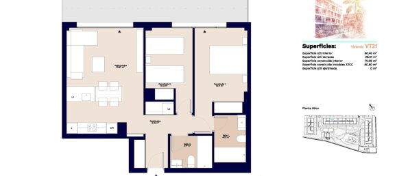 2 bedrooms Penthouse in Denia, Spain No. 11487 15