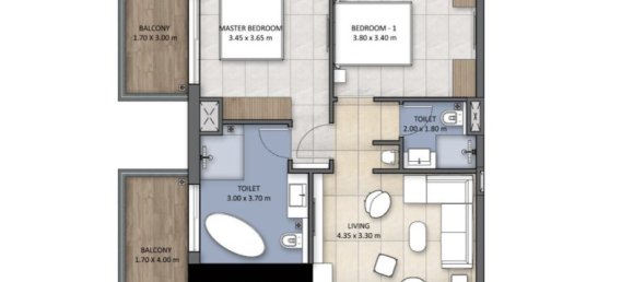 استوديو في Jumeirah Village Triangle, UAE رقم 121682 7