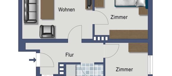 2 chambres Appartement à Dusseldorf, Germany No. 8237 3