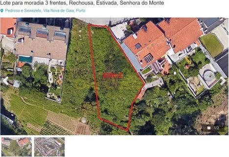 Земельный участок 835м² в Вила Нова ди Гая, Португалия № 19335