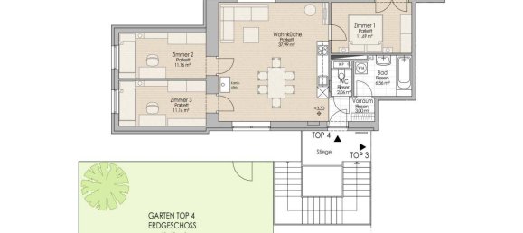 4 rooms Apartment in Berndorf, Austria No. 158112 4