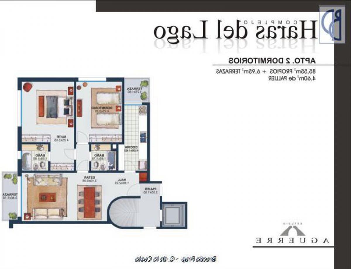 Квартира с 2 спальнями в Канелонес, Уругвай № 12479