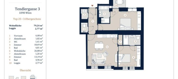 3-Zimmer Wohnung in Margareten, Austria, Nr. 183422 7