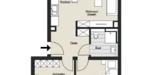1 Schlafzimmer Wohnung in Cologne, Germany, Nr. 180034 22