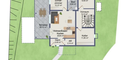 6غرفة منزل في Thuringerberg, Austria رقم 149763 25