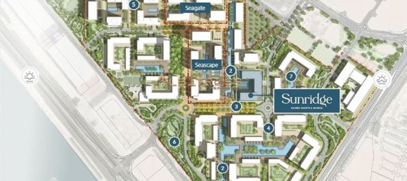 Apartamento T2 em SUNRIDGE, Dubai, UAE N.º 60732 11