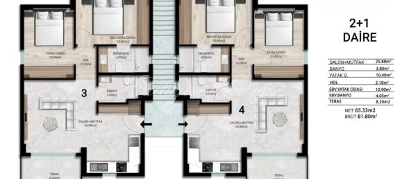 Villa 2+1 in Bodrum, Turkey No. 28928 21