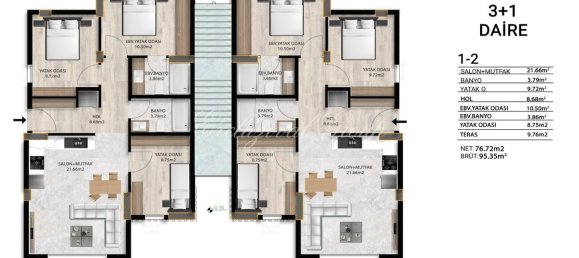 Villa 2+1 in Bodrum, Turkey No. 28928 18