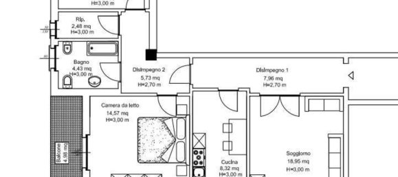 5-Zimmer Wohnung in Bergamo, Italy, Nr. 4930 14