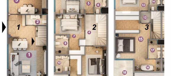 Villa 5+1 à Muratpasa, Turkey No. 40559 37