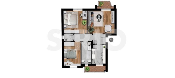 3 rooms Apartment in Gorizia, Italy No. 285017 13