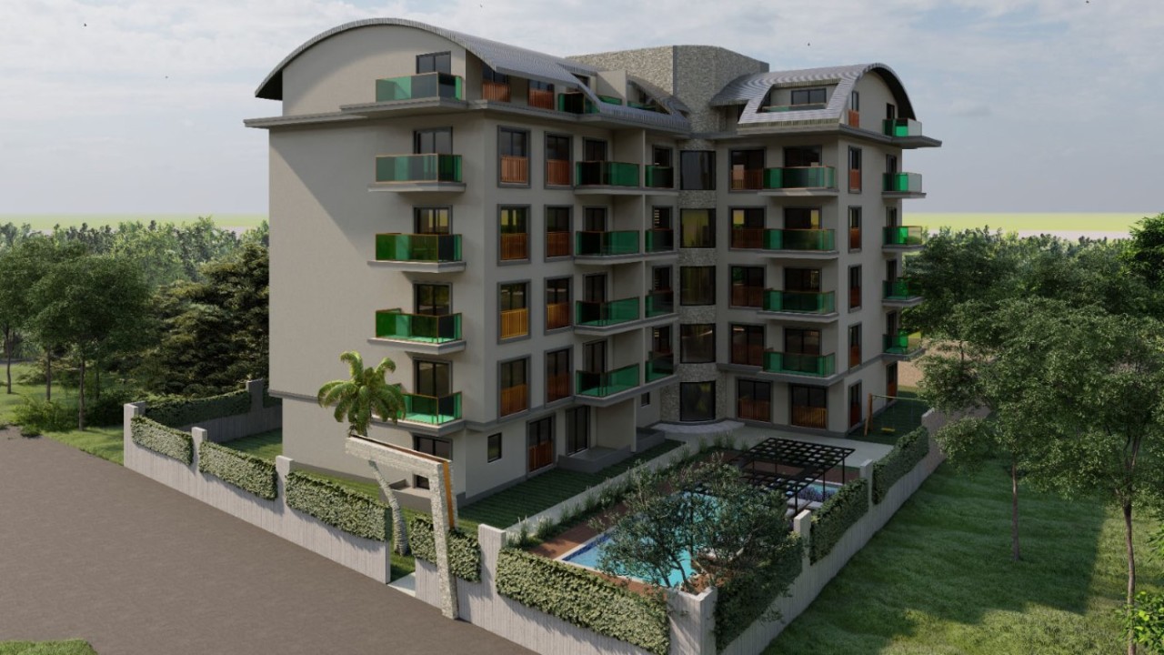 Appartement 1+1 à Alanya, Turkey No. 31019