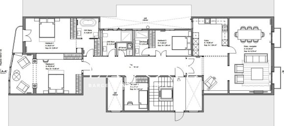 Apartamento de 4 dormitorios en Eixample, Spain No. 58657 64