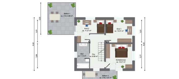 5غرفة منزل في Grevenbroich, Germany رقم 47163 53